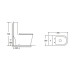 Унитаз Grossman Classic GR-4487SQ 69х36, Напольный, Безободковый, Овальная, Белый глянцевый, Дюропласт Унитаз Grossman Classic GR-4487SQ 69х36, Напольный, Безободковый, Овальная, Белый глянцевый, Дюропласт