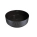 Раковина Grossman Color GR-5010BBL 35,5х35,5, К тумбе к столешнице, Круглая, Черный, Черный внутри, черный с текстурой кожи крокодила снаружи, Фаянс