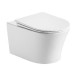 Унитаз Grossman Thin Rim GR-5604SQ 52х36, Подвесной, Безободковый, Круглая, Белый глянцевый, Дюропласт Унитаз Grossman Thin Rim GR-5604SQ 52х36, Подвесной, Безободковый, Круглая, Белый глянцевый, Дюропласт