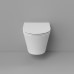 Унитаз Grossman Thin Rim GR-5604SQ 52х36, Подвесной, Безободковый, Круглая, Белый глянцевый, Дюропласт Унитаз Grossman Thin Rim GR-5604SQ 52х36, Подвесной, Безободковый, Круглая, Белый глянцевый, Дюропласт