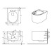 Унитаз Grossman Thin Rim GR-5606SQ 50х36, Подвесной, Безободковый, Овальная, Белый глянцевый, Дюропласт Унитаз Grossman Thin Rim GR-5606SQ 50х36, Подвесной, Безободковый, Овальная, Белый глянцевый, Дюропласт