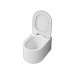 Унитаз Grossman Thin Rim GR-5606SQ 50х36, Подвесной, Безободковый, Овальная, Белый глянцевый, Дюропласт Унитаз Grossman Thin Rim GR-5606SQ 50х36, Подвесной, Безободковый, Овальная, Белый глянцевый, Дюропласт