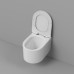 Унитаз Grossman Thin Rim GR-5606SQ 50х36, Подвесной, Безободковый, Овальная, Белый глянцевый, Дюропласт Унитаз Grossman Thin Rim GR-5606SQ 50х36, Подвесной, Безободковый, Овальная, Белый глянцевый, Дюропласт