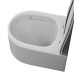 Унитаз Grossman Thin Rim GR-5606SQ 50х36, Подвесной, Безободковый, Овальная, Белый глянцевый, Дюропласт Унитаз Grossman Thin Rim GR-5606SQ 50х36, Подвесной, Безободковый, Овальная, Белый глянцевый, Дюропласт