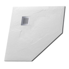 Душевой поддон Grossman Strong GR-S19090D 90х90, Низкий поддон, Трапеция, Белый, Искусственный камень