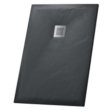 Душевой поддон Grossman Strong GR-S290100Q 90х100, Прямоугольная, Графит, Минеральный композитный наполнитель и полиэфирные смолы
