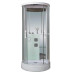 Душевая кабина Grossman Cosmo GR140 90х100, Белый, Стекло прозрачное, Полукруглая, Закаленное безопасное стекло 5 мм Душевая кабина Grossman Cosmo GR140 90х100, Белый, Стекло прозрачное, Полукруглая, Закаленное безопасное стекло 5 мм