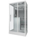 Душевая кабина Grossman Style GR167 80х120, Белый, Стекло прозрачное, Прямоугольная, Закаленное безопасное стекло 5 мм Душевая кабина Grossman Style GR167 80х120, Белый, Стекло прозрачное, Прямоугольная, Закаленное безопасное стекло 5 мм