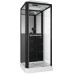Душевая кабина Grossman Alba GR221 90х90, Черный, Стекло прозрачное, Квадратная, Закаленное безопасное стекло 5 мм Душевая кабина Grossman Alba GR221 90х90, Черный, Стекло прозрачное, Квадратная, Закаленное безопасное стекло 5 мм