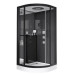 Душевая кабина Grossman Cosmo GR241 100х100, Черный, Стекло прозрачное, Четверть круга, Закаленное безопасное стекло 5 мм Душевая кабина Grossman Cosmo GR241 100х100, Черный, Стекло прозрачное, Четверть круга, Закаленное безопасное стекло 5 мм