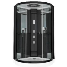 Душевая кабина Grossman Cosmo GR242 120х120, Черный, Стекло прозрачное, Полукруглая, Закаленное безопасное стекло 5 мм