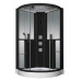 Душевая кабина Grossman Cosmo GR242 120х120, Черный, Стекло прозрачное, Полукруглая, Закаленное безопасное стекло 5 мм