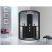 Душевая кабина Grossman Cosmo GR242 120х120, Черный, Стекло прозрачное, Полукруглая, Закаленное безопасное стекло 5 мм