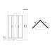 Душевая кабина Grossman Elegance GR251D 90х90, Черный, Стекло прозрачное, Трапеция, Акрил