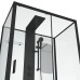 Душевая кабина Grossman Elegans GR252Q 120х80, Черный, Стекло прозрачное, Прямоугольная, Акрил
