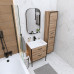 Раковина Madera Модуль 4627173210782, Накладная, Прямоугольная, Белый, Литьевой мрамор