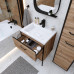 Раковина Madera Модуль 4627173210782, Накладная, Прямоугольная, Белый, Литьевой мрамор