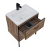 Раковина Madera Модуль 4627173210782, Накладная, Прямоугольная, Белый, Литьевой мрамор