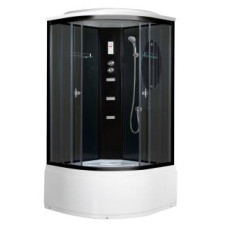 Душевой поддон Niagara Ultra 2110134N 90х90, Четверть круга, Черный, Акрил, Стекло тонированное