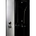 Душевой поддон Niagara Classic 25071434BKT 80х80, Четверть круга, Серебро, Авс пластик, Стекло тонированный