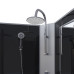 Душевой поддон Niagara Classic 25101434LBKTG 120х80, Асимметричная, Серебро, Авс пластик, Стекло тонированный Душевой поддон Niagara Classic 25101434LBKTG 120х80, Асимметричная, Серебро, Авс пластик, Стекло тонированный