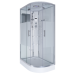 Душевой поддон Niagara Ultra 3030164L 120х80, Асимметричная, Хром, Акрил, Стекло прозрачный с матовой полосой