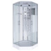 Душевой поддон Niagara Ultra 3060164 90х90, Трапеция, Хром, Акрил, Стекло прозрачный с матовой полосой