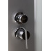 Душевой поддон Niagara Classic 331844LBKG 110х80, Асимметричная, Серебро, Авс пластик, Стекло матовое