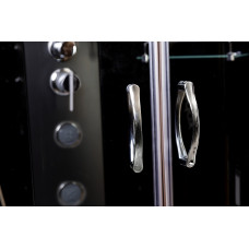 Душевой поддон Niagara Classic 35011434G 90х90, Четверть круга, Серебро, Авс пластик, Стекло тонированный
