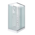 Душевой поддон Niagara Classic 430853QBKG 100х80, Прямоугольная, Серебро, Авс пластик, Стекло матовое