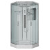 Душевой поддон Niagara Premium 60020114GD 100х100, Трапеция, Хром, Акрил, Стекло прозрачное