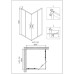 Душевая дверь Niagara Nova 66880811 80х80, Хром, Раздвижные, Стекло прозрачное, Квадратная, Не идет в комплекте
