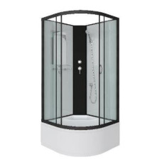 Душевой поддон Niagara Classic 67071414BK 80х80, Четверть круга, Черный, Авс пластик, Стекло прозрачное