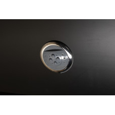Душевой поддон Niagara Classic 67091414BKG 100х100, Четверть круга, Черный, Авс пластик, Стекло прозрачное