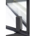 Душевая дверь Niagara Nova 68010811BLACK 90х90, Черный матовый, Распашные, Стекло прозрачное, Квадратная, Не идет в комплекте