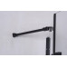 Душевая дверь Niagara Nova 681308111BLACK 90х90, Черный матовый, Распашные, Стекло прозрачное, Квадратная, Не идет в комплекте