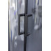 Душевая дверь Niagara Nova 681408111BLACK 100х100, Черный матовый, Распашные, Стекло прозрачное, Квадратная, Не идет в комплекте