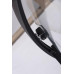 Душевая дверь Niagara Nova 682108111BLACK 120х80, Черный матовый, Раздвижные, Стекло прозрачное, Четверть круга, Не идет в комплекте
