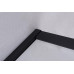 Душевая дверь Niagara Nova 682108111BLACK 120х80, Черный матовый, Раздвижные, Стекло прозрачное, Четверть круга, Не идет в комплекте