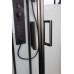Душевой поддон Niagara Premium 69010134GDBLACK 90х90, Трапеция, Акрил, Стекло тонированная, Матовый черный