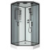 Душевой поддон Niagara Premium 69020134DBLACK 100х100, Трапеция, Акрил, Стекло тонированная, Матовый черный