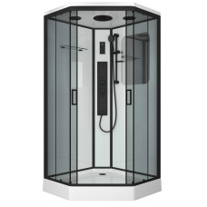 Душевой поддон Niagara Premium 69020134GDBLACK 100х100, Трапеция, Акрил, Стекло тонированная, Матовый черный Душевой поддон Niagara Premium 69020134GDBLACK 100х100, Трапеция, Акрил, Стекло тонированная, Матовый черный