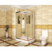 Душевой поддон Niagara Luxe 7711GL 90х120, Прямоугольная, Золото, Акрил, Стекло прозрачное