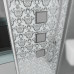 Душевой поддон Niagara Luxe 7713WR 82х120, Прямоугольная, Серебро, Акрил, Стекло прозрачное