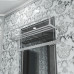 Душевой поддон Niagara Luxe 7717W 100х100, Трапеция, Серебро, Акрил, Стекло прозрачное