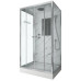 Душевой поддон Niagara Luxe 7772QM 120х90, Прямоугольная, Серебро, Акрил, Стекло прозрачное