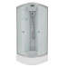 Душевая кабина Niagara Eco E100/26/MT 100х100, Хром матовый, Стекло матовый, Четверть круга, Авс пластик
