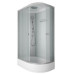 Душевая кабина Niagara Eco E120/80/26L/MT 120х80, Средний поддон, Раздвижная, Стекло матовое, Асимметричная, Левая, Хром матовый