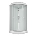 Душевая кабина Niagara Light L90/17 90х90, Хром матовый, Стекло прозрачное, Четверть круга, Акрил