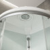 Душевая кабина Niagara Light L90/17 90х90, Хром матовый, Стекло прозрачное, Четверть круга, Акрил